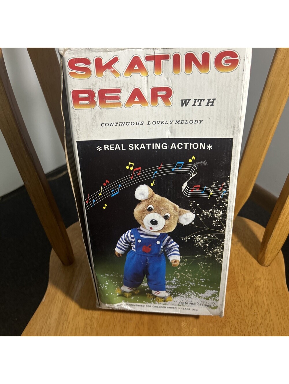Skating Bear Vintage With Melody In Box